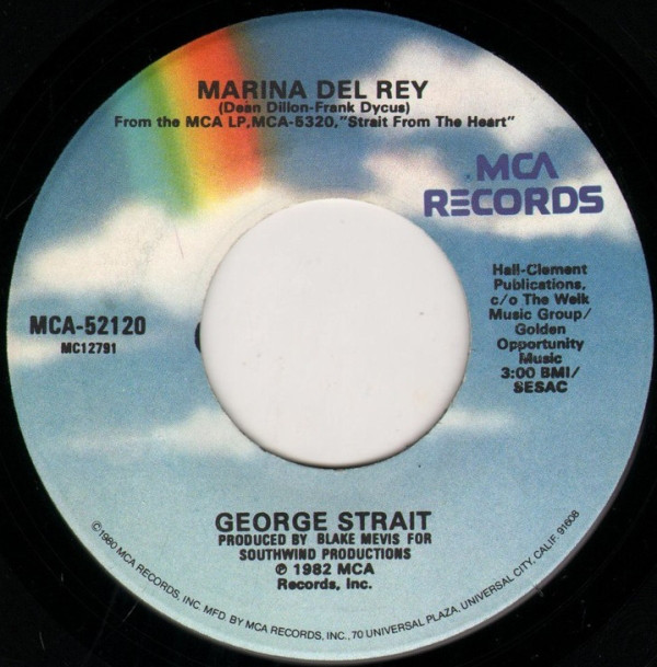 Accords et paroles Marina Del Rey George Strait