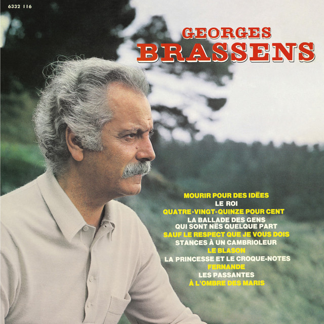 Accords et paroles La ballade des gens qui sont nés quelque part Georges Brassens