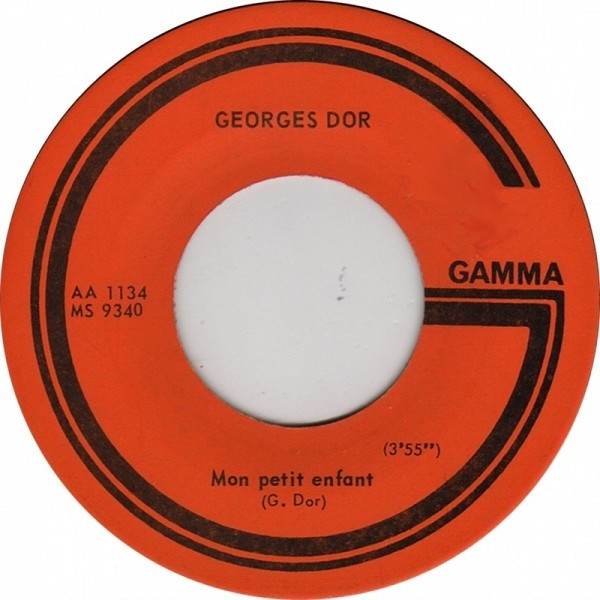 Accords et paroles Mon petit enfant Georges Dor