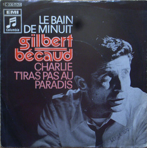 Accords et paroles Charlie, T'iras Pas Au Paradis Gilbert Bécaud