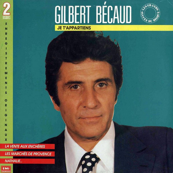 Accords et paroles Je t'appartiens Gilbert Bécaud