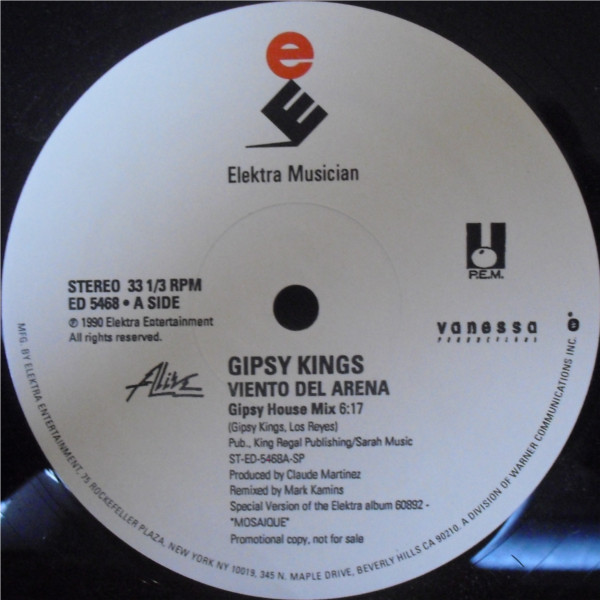 Accords et paroles Viento del Arena Gipsy Kings