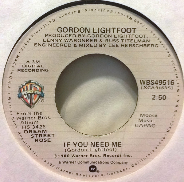 Accords et paroles Mister Rock Of Ages Gordon Lightfoot