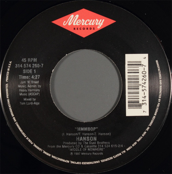 HANSON - MMMBOP MMM BOP CD SINGLE