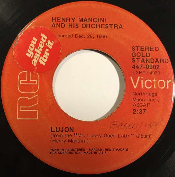 Accords et paroles Lujon Henry Mancini