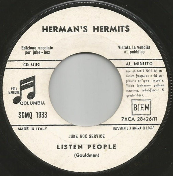Accords et paroles Got A Feeling Herman's Hermits