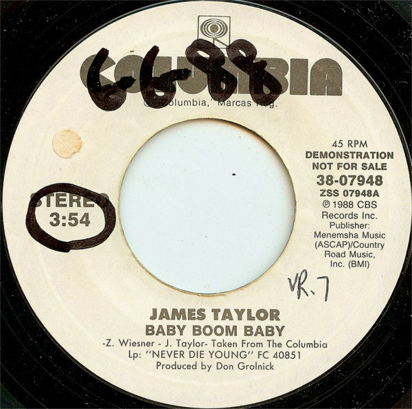 Accords et paroles Baby Boom Baby James Taylor
