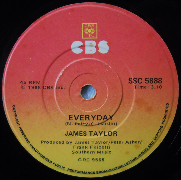 Accords et paroles Everyday James Taylor