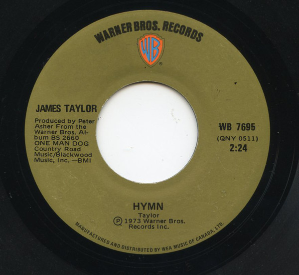 Accords et paroles Hymn James Taylor