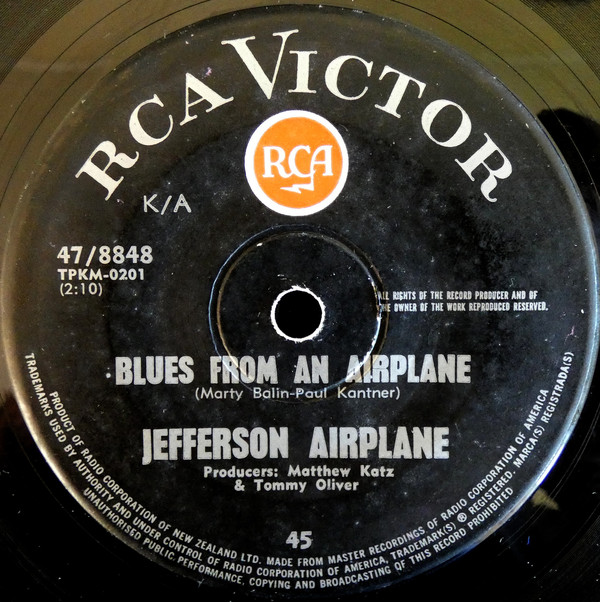 Accords et paroles Blues From An Airplane Jefferson Airplane