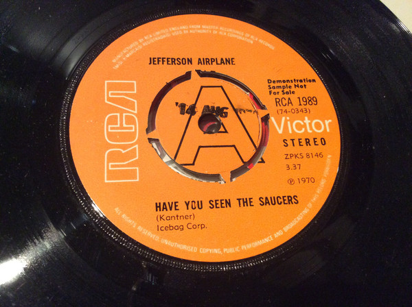 Accords et paroles Have You Seen The Saucers Jefferson Airplane