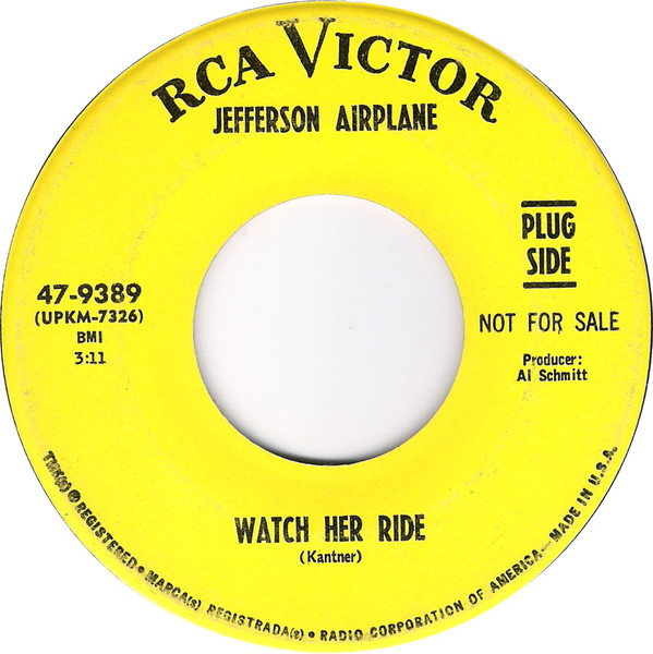 Accords et paroles Watch Her Ride Jefferson Airplane