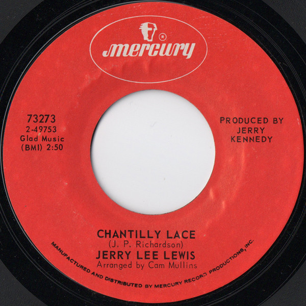 Accords et paroles Chantilly Lace Jerry Lee Lewis