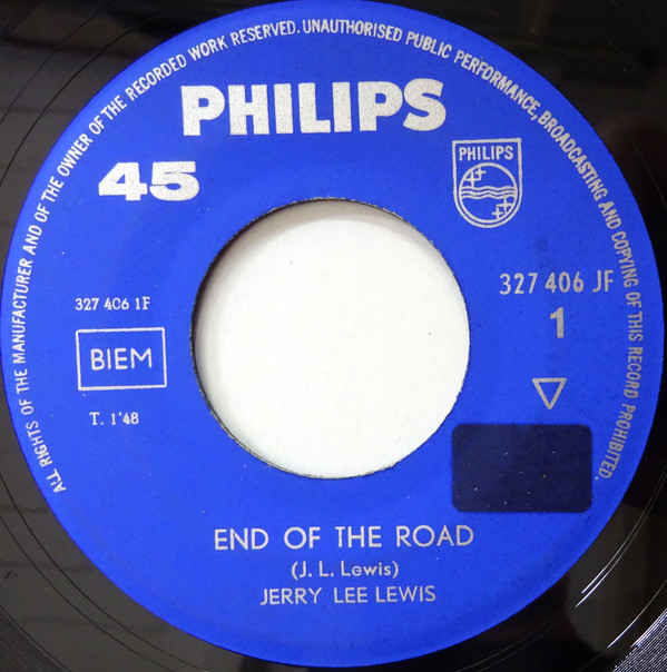 Accords et paroles The End Of The Road Jerry Lee Lewis