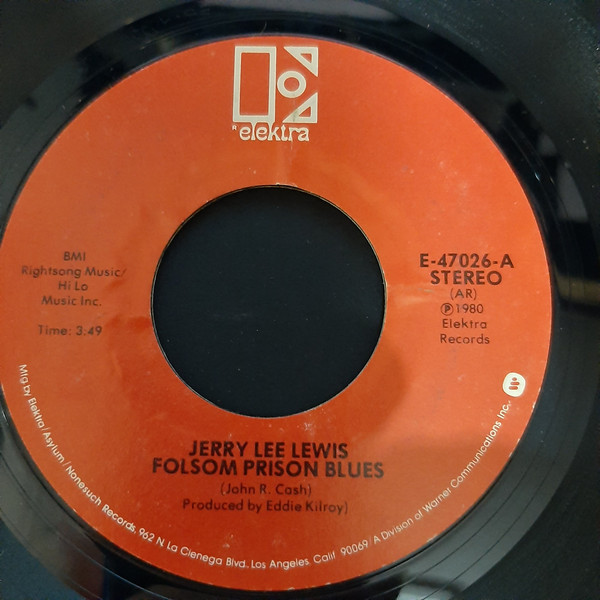 Accords et paroles Folsom Prison Blues Jerry Lee Lewis