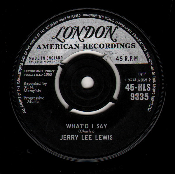 Accords et paroles Livin Lovin Wreck Jerry Lee Lewis