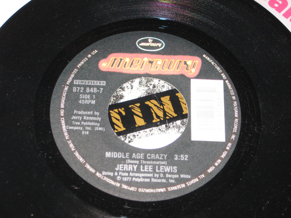 Accords et paroles Middle Age Crazy Jerry Lee Lewis