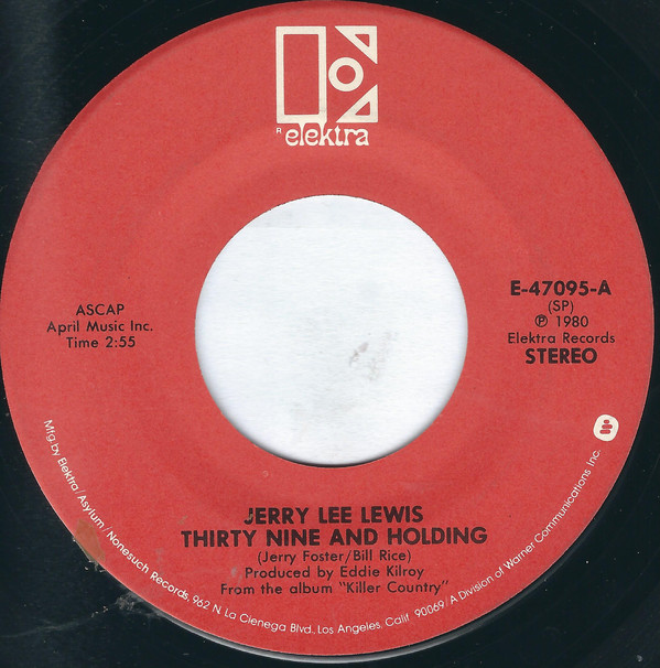 Accords et paroles Thirty-nine And Holding Jerry Lee Lewis