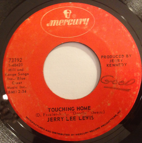 Accords et paroles Touching Home Jerry Lee Lewis