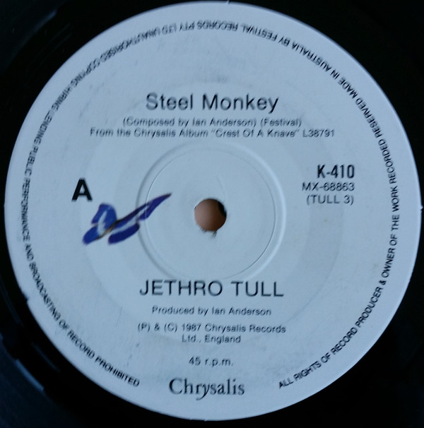 Accords et paroles Steel Monkey Jethro Tull