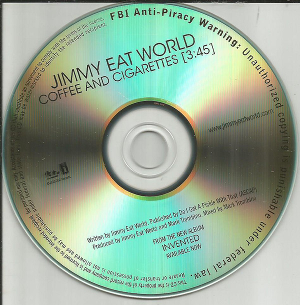 Accords et paroles Coffee And Cigarettes Jimmy Eat World