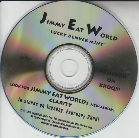 Accords et paroles Lucky Denver Mint Jimmy Eat World