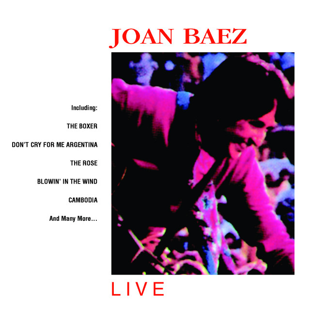 Accords et paroles Don't Cry for Me Argentina Joan Baez