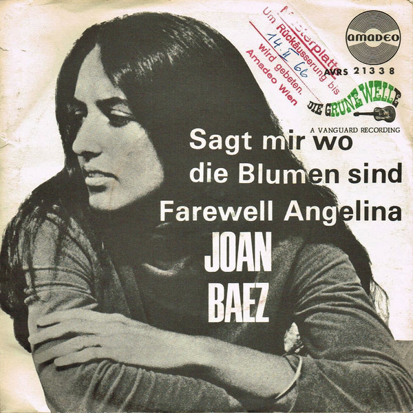 Accords et paroles Sag Mir Wo Die Blumen Sind Joan Baez