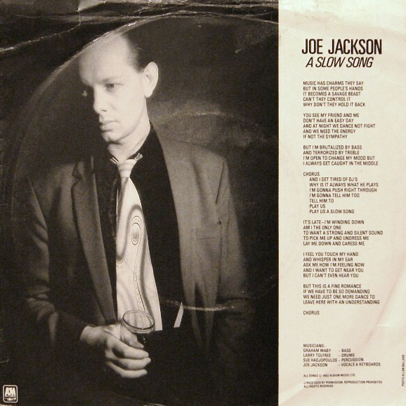 Accords et paroles A Slow Song Joe Jackson