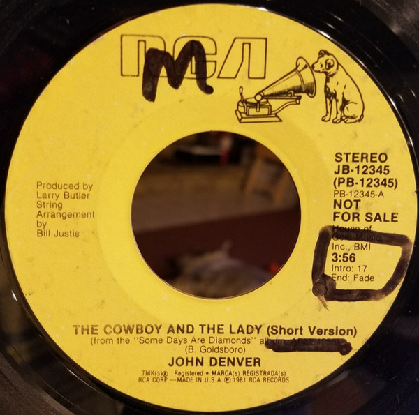 Accords et paroles The Cowboy And The Lady John Denver