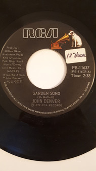 Accords et paroles Garden Song John Denver