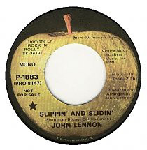 Accords et paroles Slippin And Slidin John Lennon