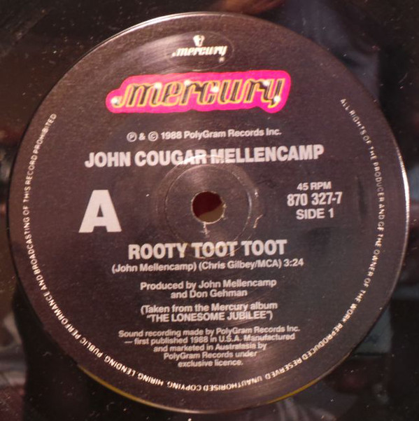 Accords et paroles Rooty Toot Toot John Mellencamp