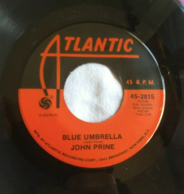 Accords et paroles Blue Umbrella John Prine