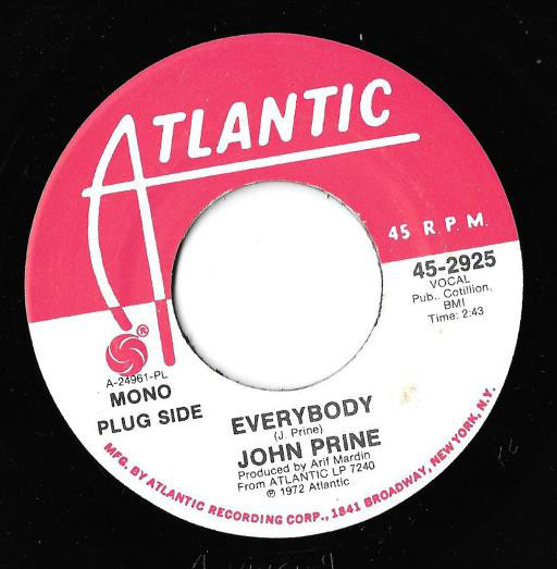 Accords et paroles Everybody John Prine