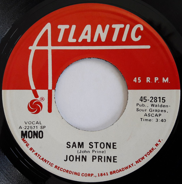 Accords et paroles Sam Stone John Prine