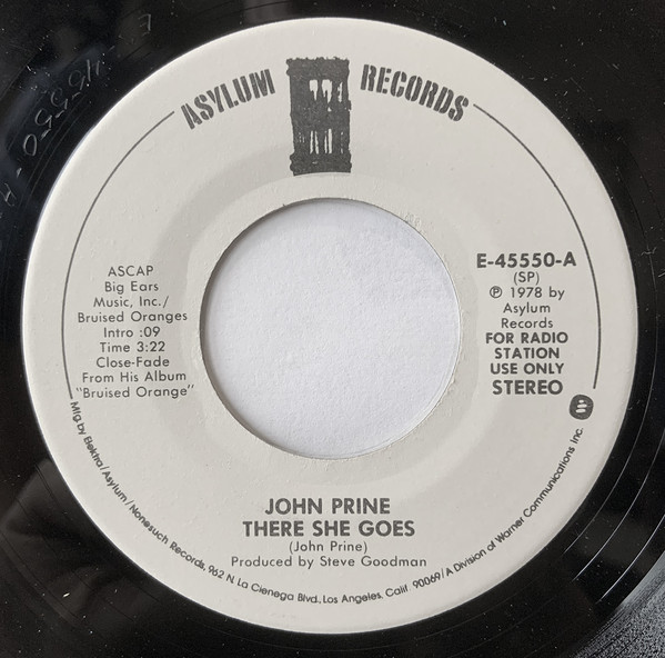 Accords et paroles There She Goes John Prine