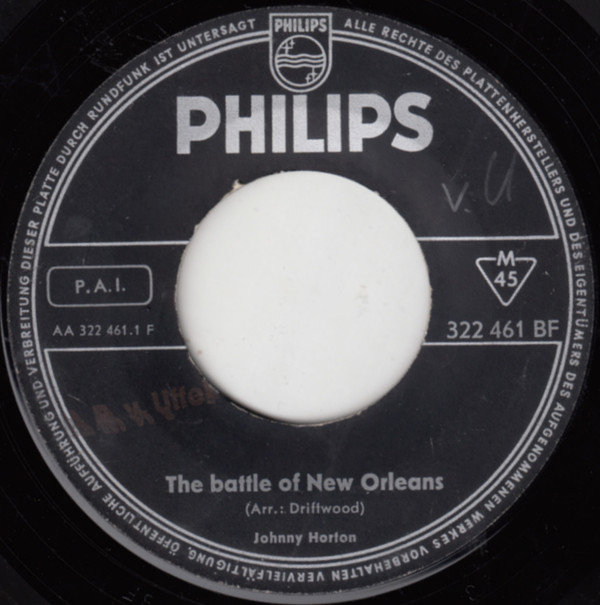 Accords et paroles The Battle Of New Orleans Johnny Cash