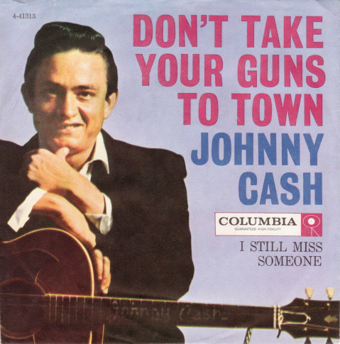 Accords et paroles Dont Take Your Guns To Tow Johnny Cash