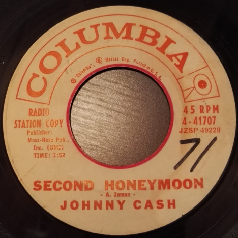 Accords et paroles Honky Tonk Girl Johnny Cash