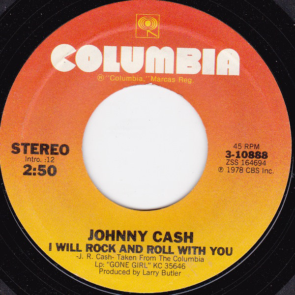 Accords et paroles I Will Rock And Roll With You Johnny Cash