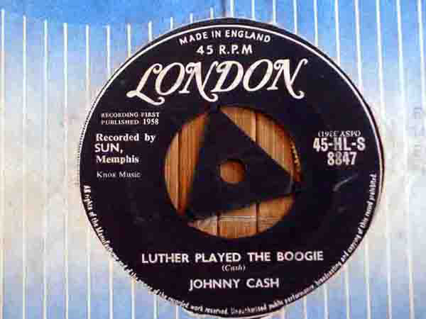 Accords et paroles Luther Played The Boogie Johnny Cash