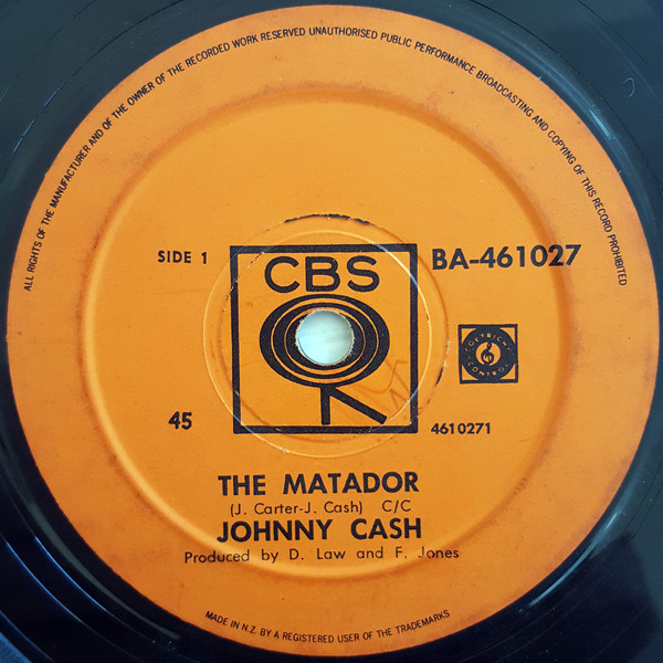 Accords et paroles The Matador Johnny Cash