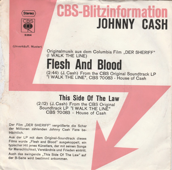 Accords et paroles This Side Of The Law Johnny Cash