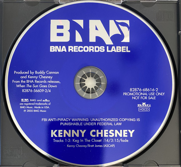 Accords et paroles Keg In The Closet Kenny Chesney