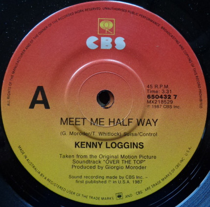 Accords et paroles Meet Me Half Way Kenny Loggins