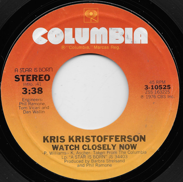 Accords et paroles Watch Closely Now Kris Kristofferson