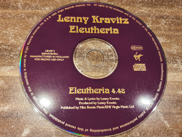 Accords et paroles Eleutheria Lenny Kravitz