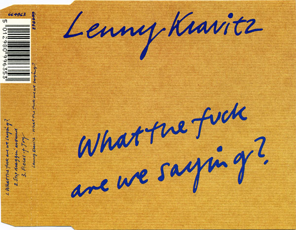 Accords et paroles What The Fuck Are We Saying? Lenny Kravitz
