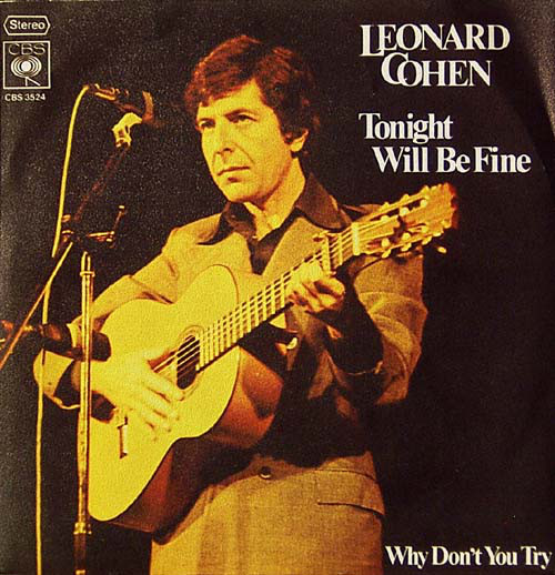 Accords et paroles Tonight Will Be Fine Leonard Cohen